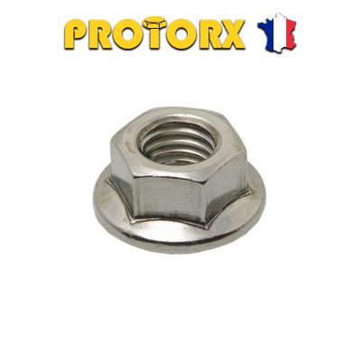Lot De 30 Écrous M4 à Collerette Crantée Inox A2 - Neuf