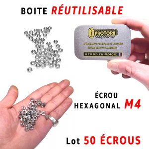 Boite Écrou Hexagonal M4 | Acier Inoxydable A2 : PROTORX