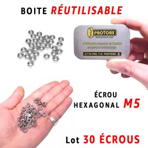 Boite Écrou Hexagonal M5 | Acier Inoxydable A2 : PROTORX