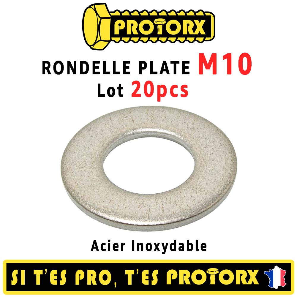 100 Pièces 304 Rondelle Plate En Acier Inoxydable M8 M10 - Temu Canada
