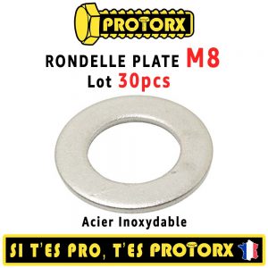 Boite Rondelle Étroite M8 | Acier Inoxydable A2 : PROTORX