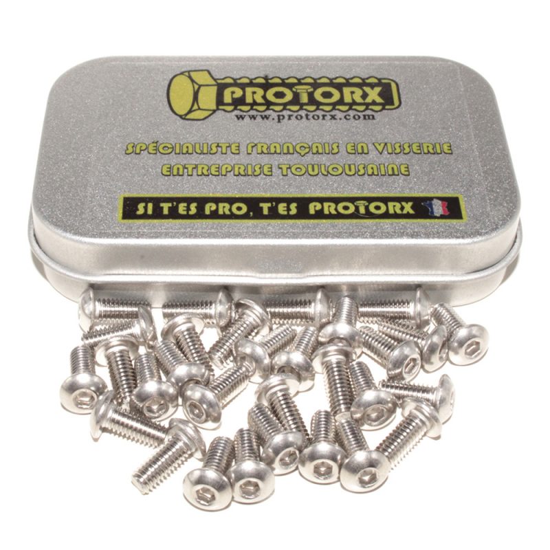 Vis Moletées Uxcell – Tête Plate Inox M4 X 8mm – Lot De 10 Pour PC Et Bricolage